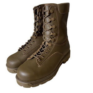 Royer Canadian Army Brown Combat Boots Size CND/US Men’s 4 Wide Women’s 5.5 Wide
